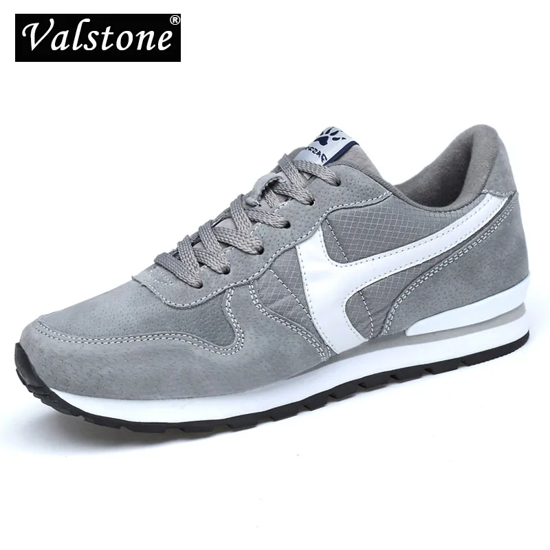 

Valstone Men's sneakers Natural leather Breathable casual shoes waterproof non-slip outdoor walking shoes light weight Rubber