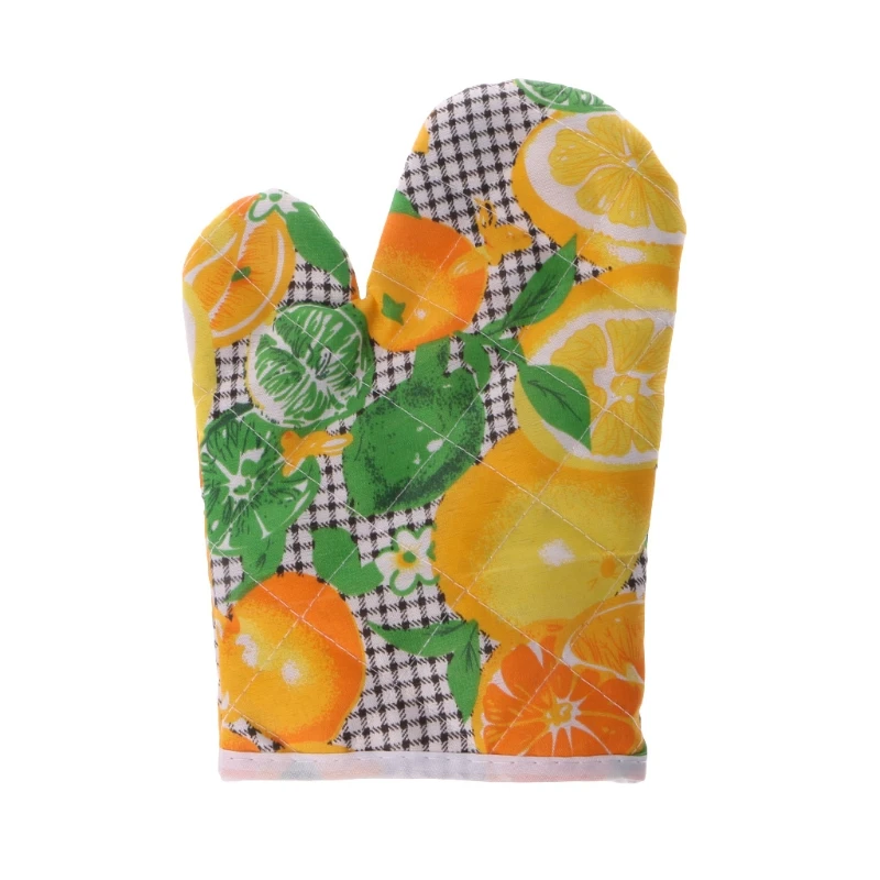 

Glove Microwave BBQ Oven Cotton Baking Pot Mitts Cooking Heat Resistant Handwear