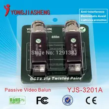 10Pairs Twisted BNC balun cctv twisted pair transmitter passive video balun
