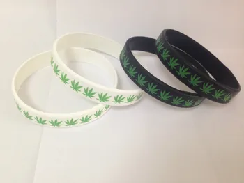 

Cannabina Jamaica Print LOGO silicone bracelet Free shiping