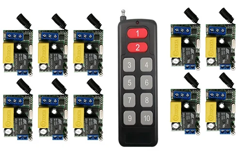 1000m Long Range 220v 1ch Radio Wireless Remote Control Switch Light ...