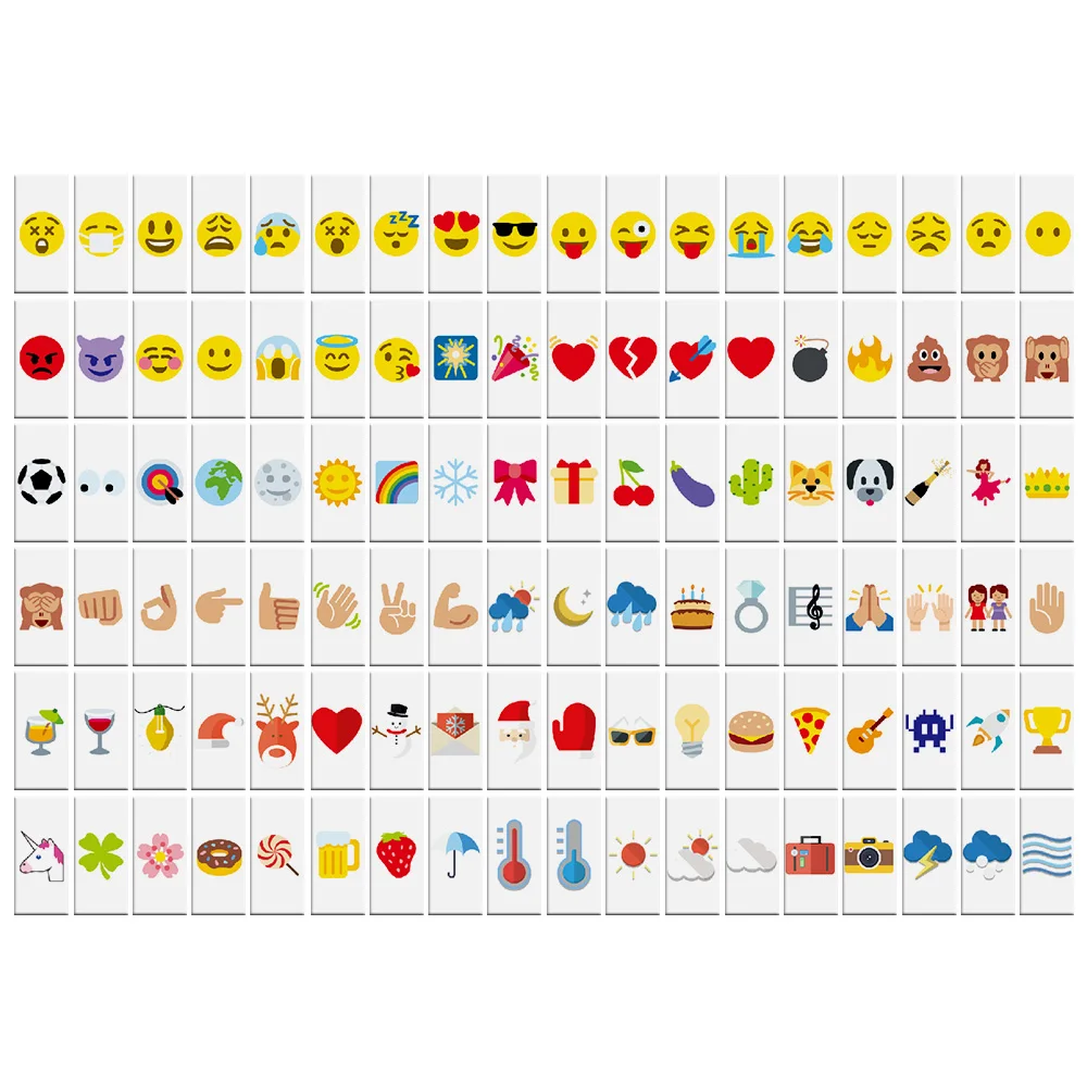 108 шт красочные взаимозаменяемые персонажи эмоций символов карты комбинация для DIY светодиодный светильник для кинотеатра