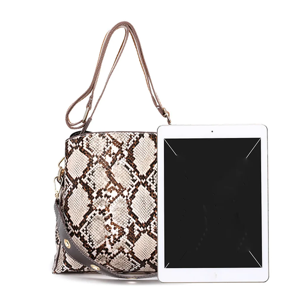 

bags for women 2019 snake print large capacity handbags Designer tote bag leather handbag Purse designer shoulder bags LADY#G40