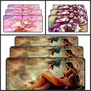 

Yuzuoan Free Shipping Anime Girl Sexy XL 900*400*3MM Computer Gaming Large Lock Edge Mouse Pad Gamer to Popular Laptop Mouse Mat