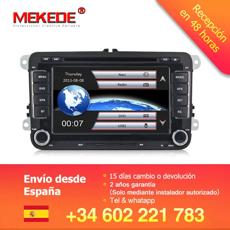 

MEKEDE 2Din car dvd gps navigation for Volkswagen Bora Golf 5 6 Tiguan Passat CC Polo Caddy Amarok Sharan with Built-in Canbus