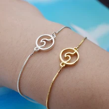 SanLan браслет с волной, морской волны пляжный браслет, серфер океан изысканные украшения