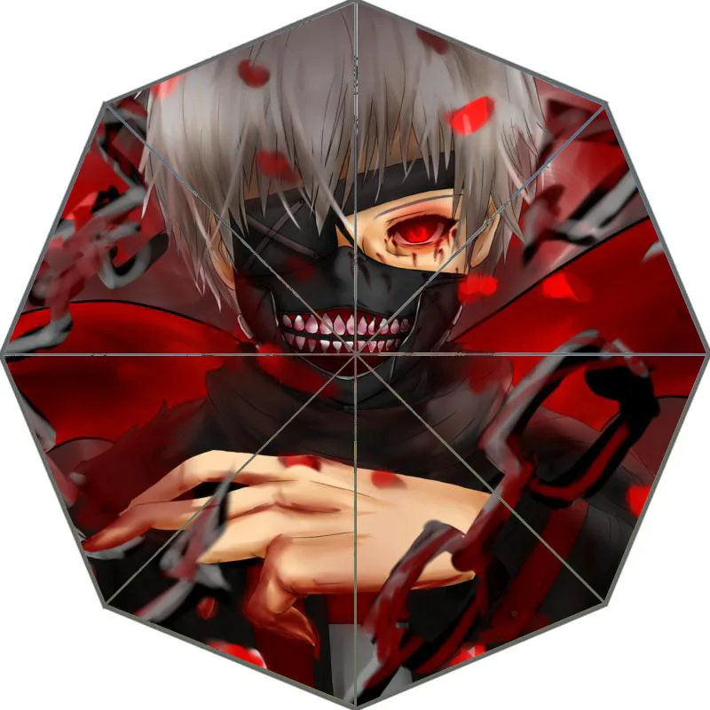 

Nice Tokyo Ghoul Anime 02 Umbrella Custom Sunny and Rainy Umbrella Design Portable Fashion Stylish Useful Umbrellas Good Gift