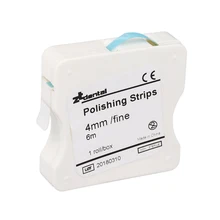 1 rolo/caixa dental tira de polimento 4mm resina dente lixamento interdental moagem branqueamento dentes superfície ferramenta dental