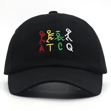 Хлопок Регулируемая ATCQ вышивка бейсболка мода atcq кепки для лета для женщин мужчин хип хоп папа шляпа Панама