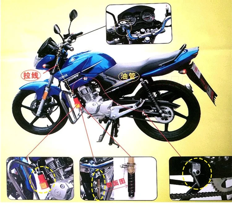 Motorcycle Pit dirt bike Auto Hand Control Lube Lubricator Tuning Lubrication Automatic Chain Oiler protect chain