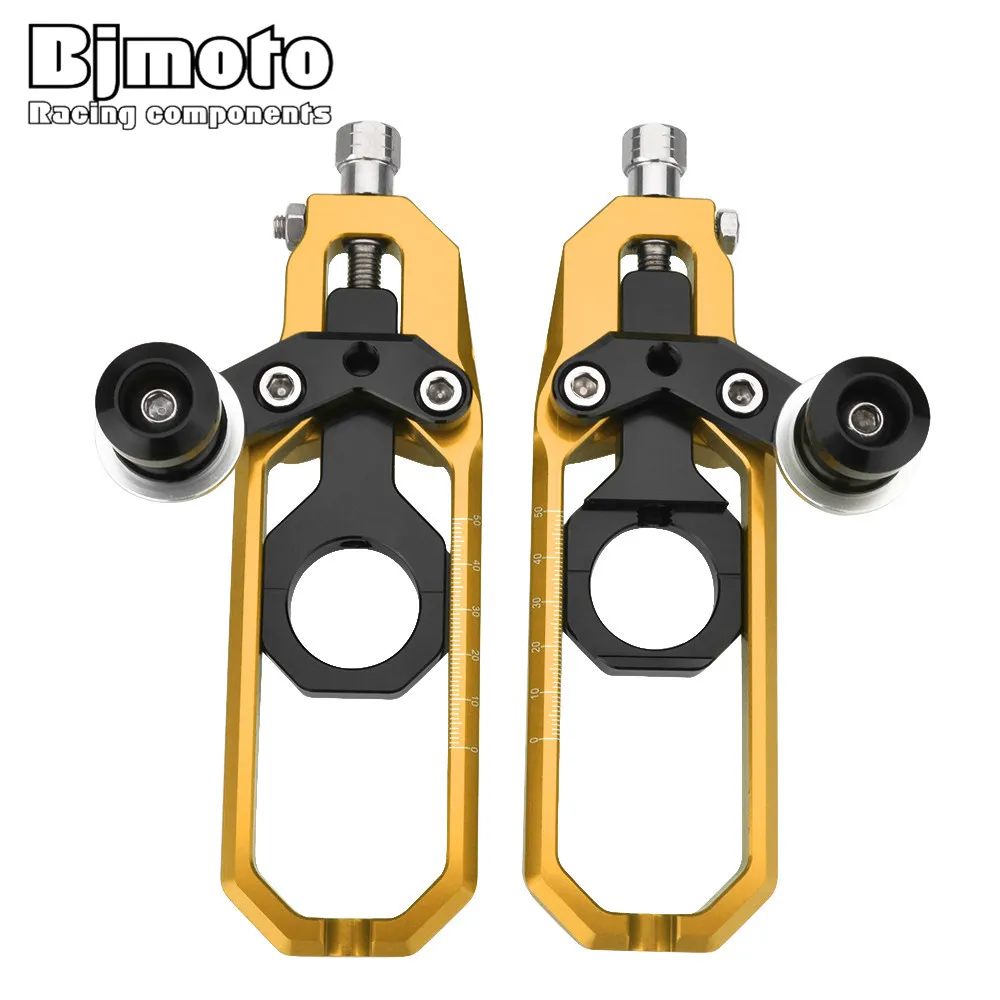 

Bjmoto Motorcycle GSXR1000 Spindle Chain Adjuster Tensioners Catena with Spools For Suzuki GSXR 1000 K9 2009-2015