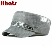 Камуфляжная сетчатая Кепка в стиле милитари для мужчин, Регулируемая Мужская летняя кепка с плоской подошвой, леопардовая Кепка с изогнутым плоским верхом, Кепка От Солнца, винтажная Кепка в морском стиле, бейсболка