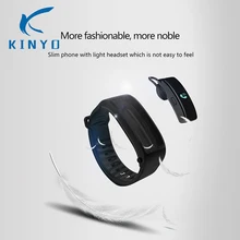 Bluetooth Смарт-браслет делает более модным более благородным Bluetooth музыка мониторинг сердечного ритма Отображение времени smartband браслет