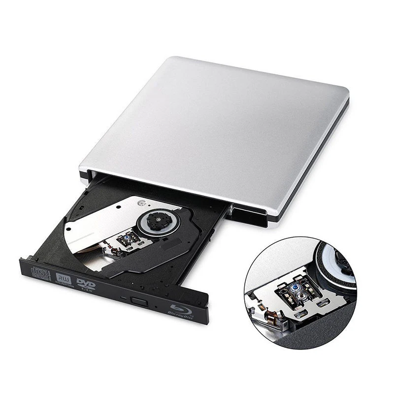 Type-C+ USB 3,0 Внешний оптический dvd привод Blu-Ray Combo BD-ROM 3D плеер CD/DVD-RW горелка записывающее устройство для ноутбуков, Mac PC