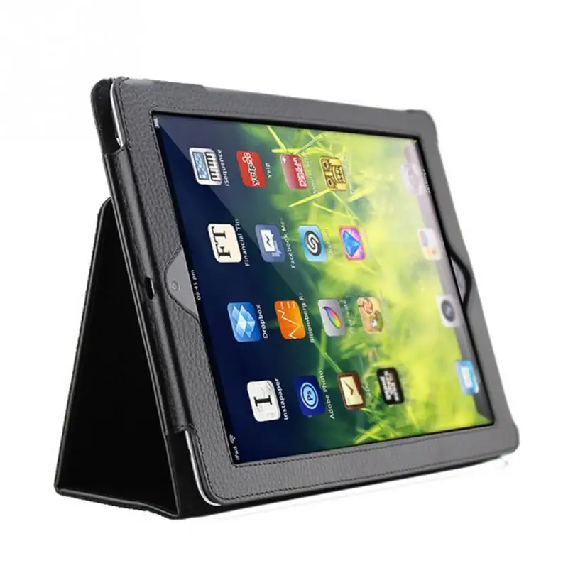

Smart cover For apple ipad 4 Open Close Screen Wake up Sleep Flip Leather case For ipad 2 /3 /4 Smart Stand Holder Cover