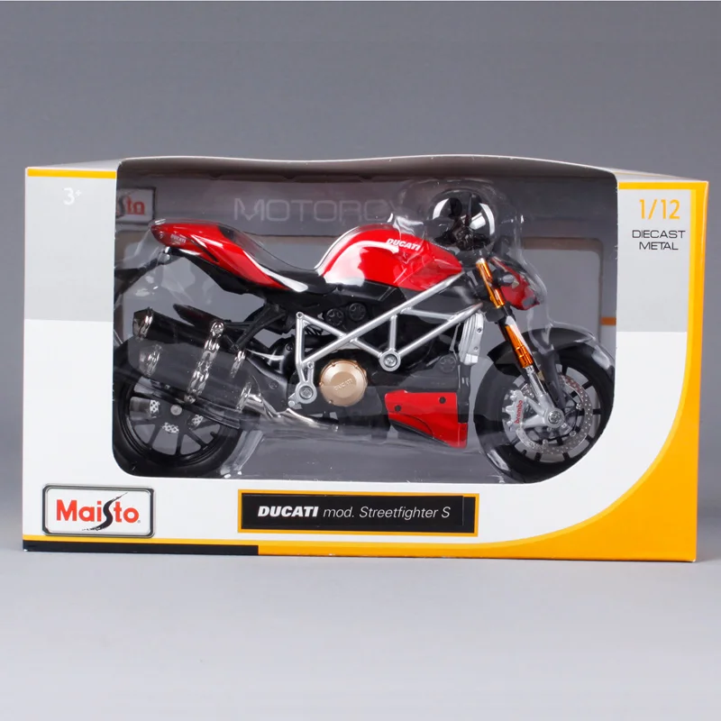 Maisto 1:12 Ducati Mod. Streetfighter S модель мотоцикла 31197