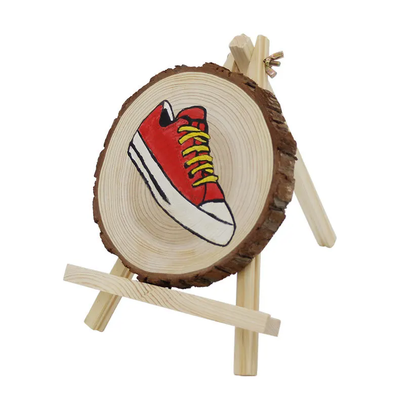3Pcs/set Wood slices Diy wood crafts Decorations unfinished wood shooting props Wedding Decoration Gift Tags wood decoration