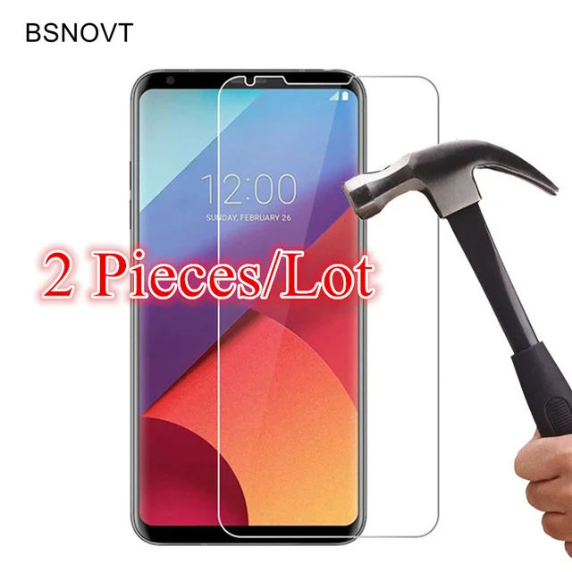 2 шт. Защитное стекло для экрана LG V30 Защитная пленка из закаленного стекла