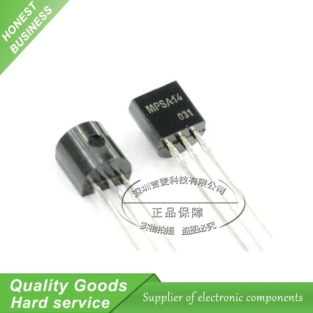 100PCS MPSA14 A14 TO 92 DIP Transistor Darlington tube New Original