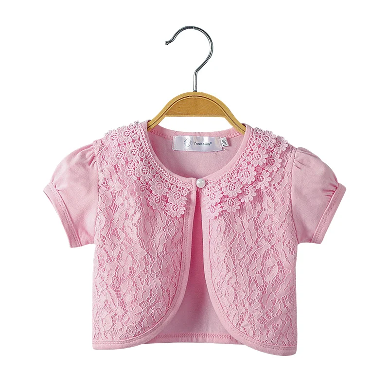 Cute Lace Girls Cardigan Long Sleeve Cotton Girls Coat Spring Summer Kids Cardigan Children Clothing Fashion 3-9T Girls Clothes (5)