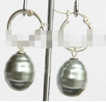 

shitou 00541 drip gray south sea shell pearls Earrings discount 40%