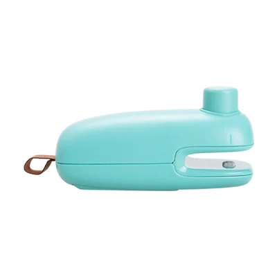 Мини Портативный магнитный мешок для упаковки закусок, Термоупаковщик и резак, запайки, портативная упаковочная машина для хранения еды, кухонный инструмент - Цвет: F1S-Green-Magnet