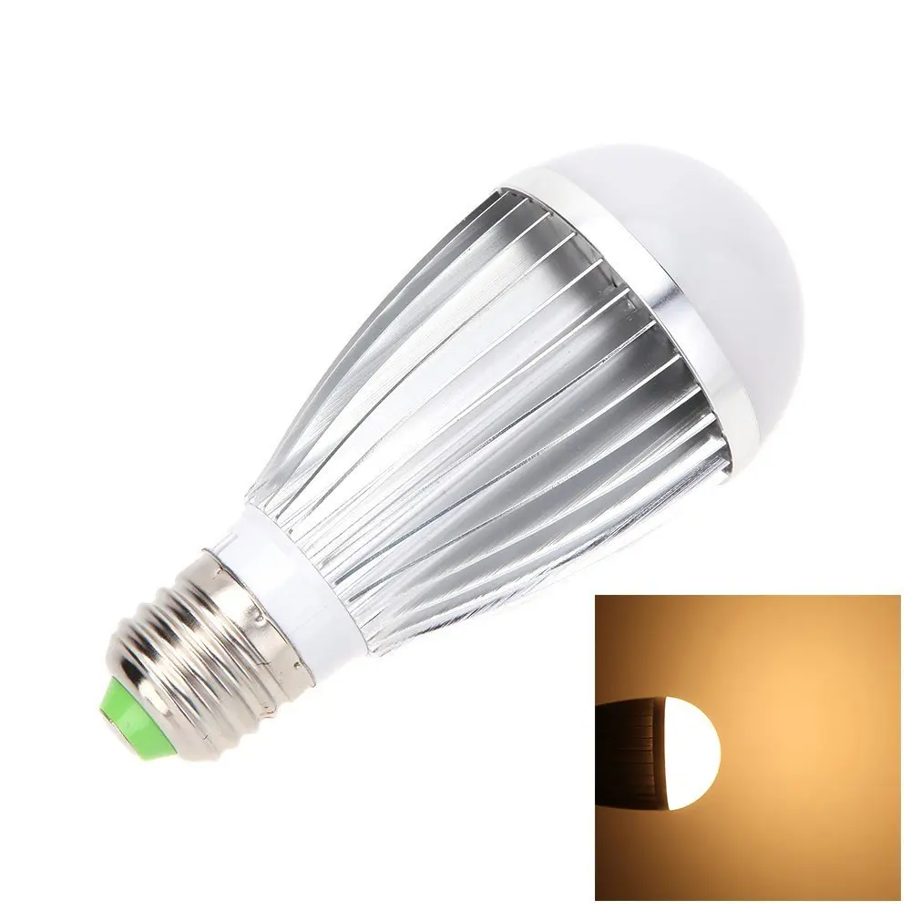 E27 7W 14 SMD 5630 LED Warm White Microwave Radar Motion Sensor for