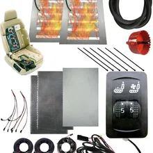 Автомобильный Кондиционер вентиляция Прохладный+ нагреватель крышка системы 12V подогрев сидений крышка теплое сиденье грелка+ вентиляция Прохладный 7 вентилятор