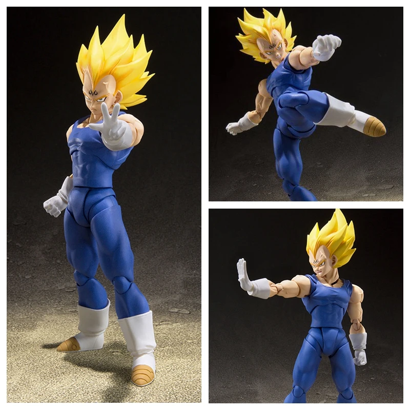 

Dragon Ball Z Majin Vegeta SHF SHFiguarts Toy Doll Brinquedos Figurals Decoration Collection DBZ Model Gift