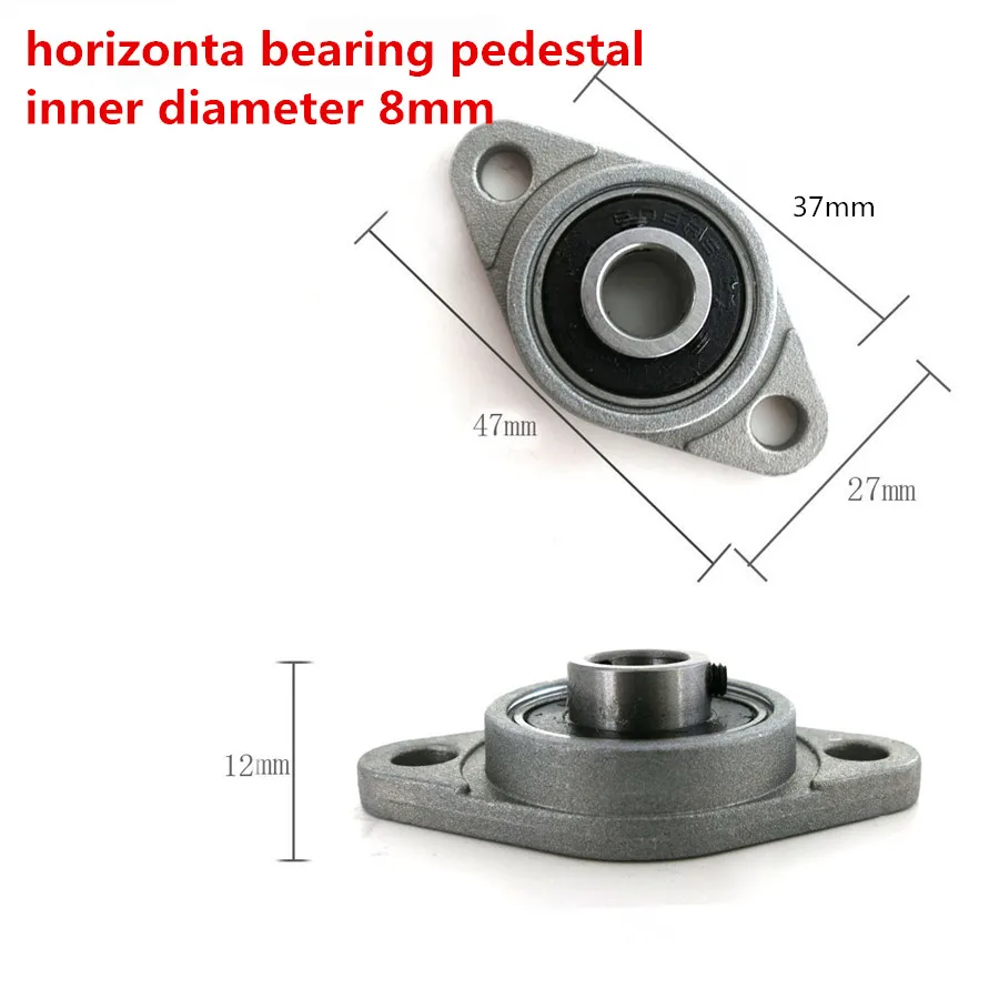 1pc J367 Horizontal Type Bearing Pedestal Cast Iron Bearing Block Multi