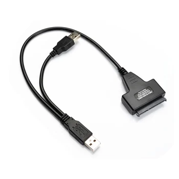 

Hot USB 2.0 to SATA 2.5/3.5 Adapter Cable Micro SATA Adapter Converter For Desktop Laptop PC HDD Hard Drive