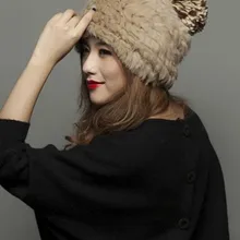 Натуральный мех шапка шапочка зимняя Шапки для Для женщин кролик Мех животных шляпа Для женщин берет Мех животных Кепки для девочек Рождественский подарок boinas femininos CP020
