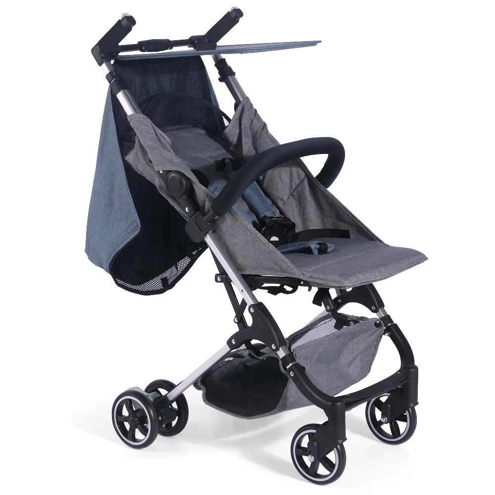 Суперлегкая компактная детская коляска Playkids из полиэстера + катионовой ткани PP EVA