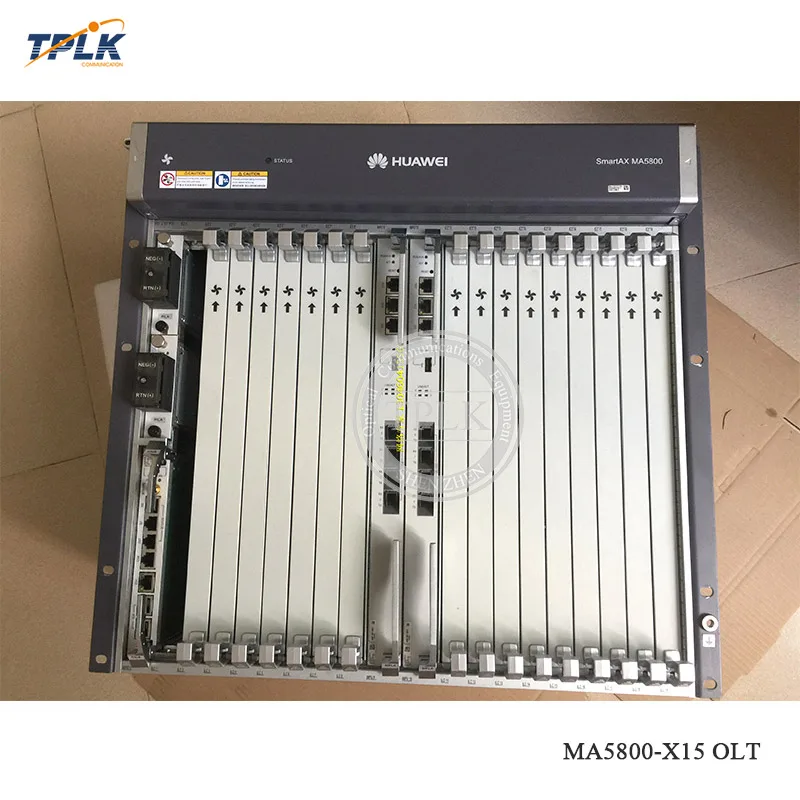 Высокое качество FTTH OLT SmartAX MA5800 X15 В комплекте 2 * МПЛА и пила 16 Порты GPHF C + доска