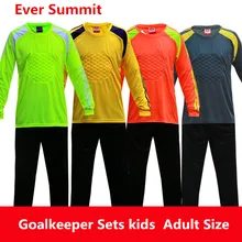Футбольная майка Ever Summit форма вратаря 4 цвета обучение Porteros ropa футбол рубашки Стиль 0003 дети взрослый размер настроить