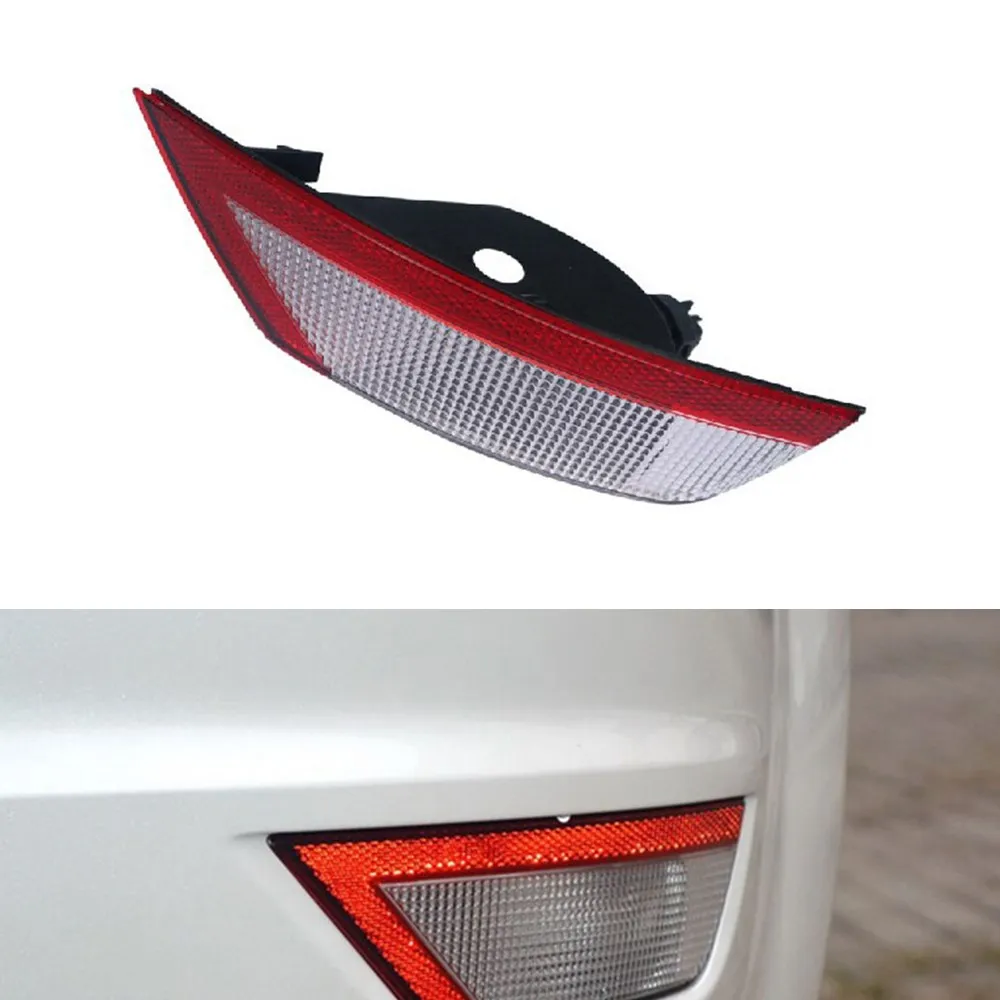 1Pair Red Lens Rear Bumper Reflector Fog Warn Lights Strips For BMW ...