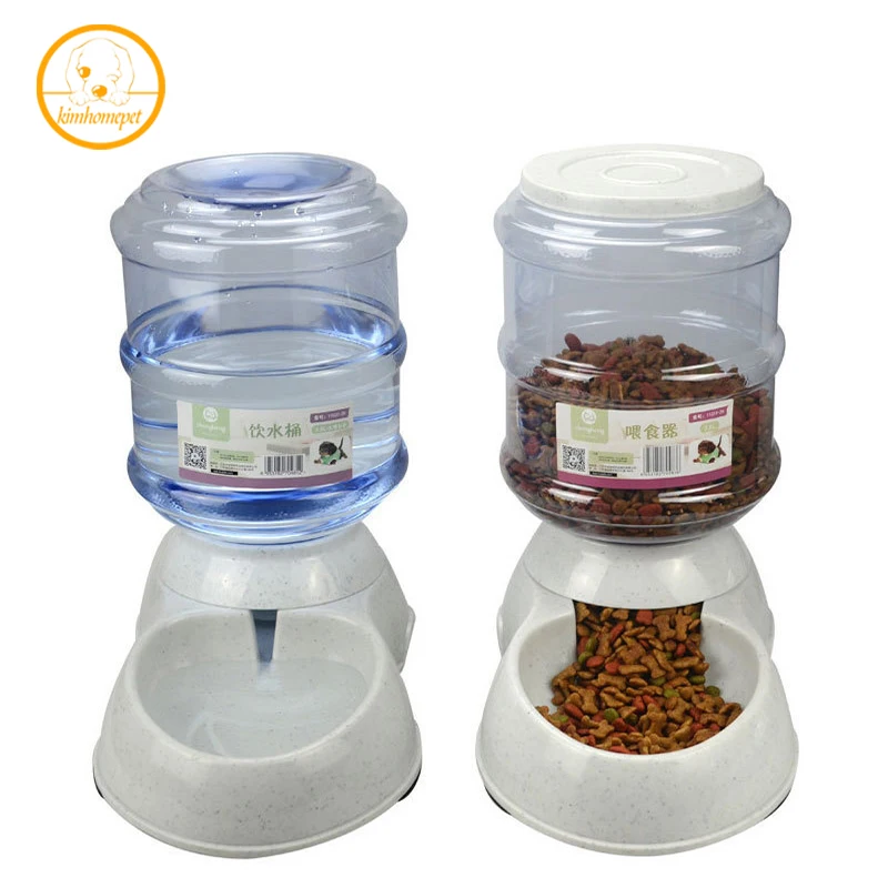 Large Capacity Pets Automatic Drinking Feeding Machine 3.5L Dogs Cats