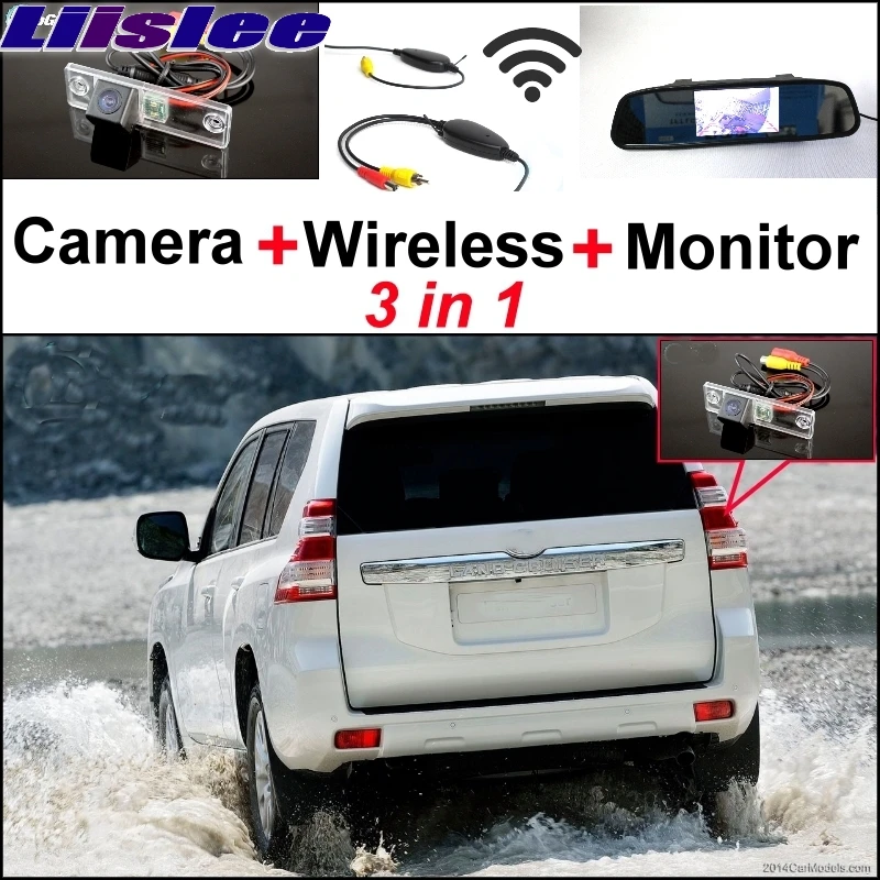 

Liislee For TOYOTA Land Cruiser Prado J150 Special Rear View Camera + Wireless Receiver + Mirror Monitor Easy Parking System