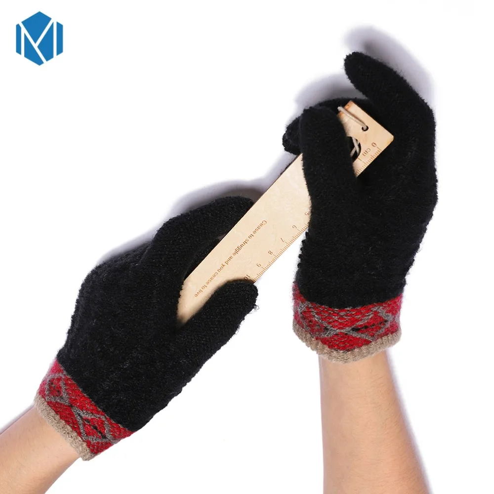 M MISM, новинка, женские зимние перчатки, дышащие, пригодные для носки, толстые детские варежки, перчатки унисекс с отделкой на запястье, Guantes Handschoenen