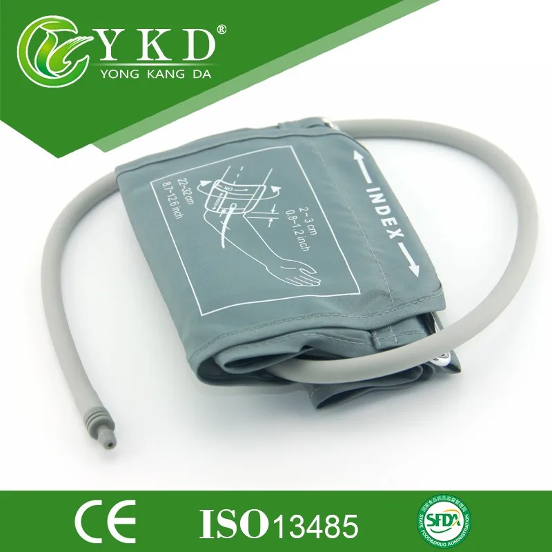 

Sphygmomanometer Reusable Adult NIBP cuff with metal ring, single tube,5pcs/lot