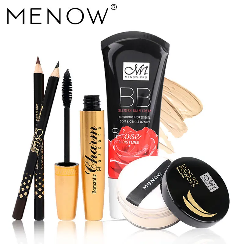 Набор для макияжа MENOW BB Cream5355 толстая тушь ресниц с золотыми тумбами подарочный
