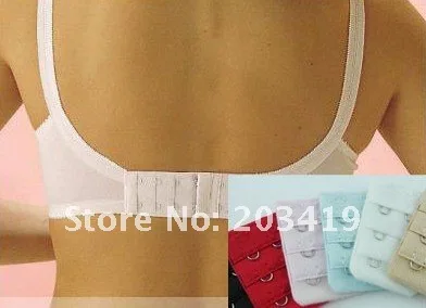 

Ladies 2 Hooks Bra Strap Extender hook clip perfect Nude ADJUSTABLE BELT buckle multi color available wholesale