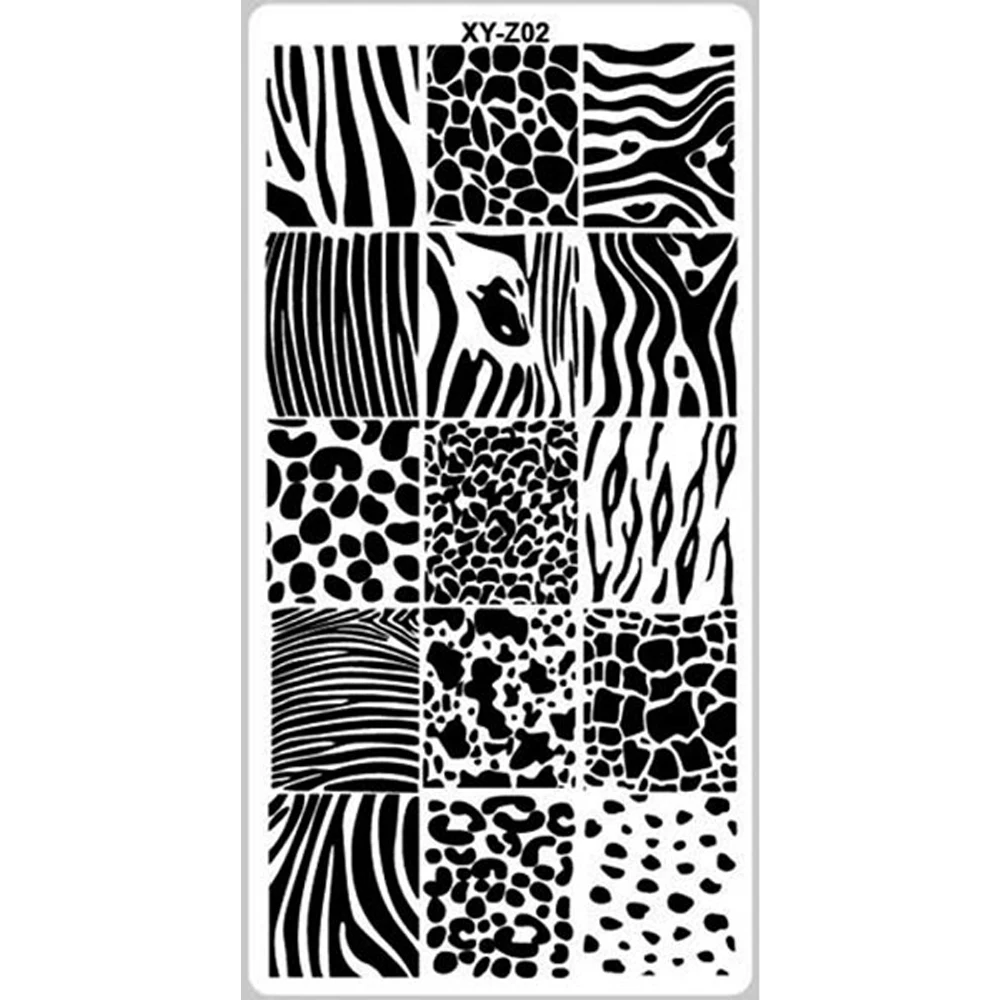 Steel Plate Stamp Template Reused Polish Design Decoration Print DIY Nails Image | Красота и здоровье