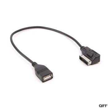 

AUX Media Interface USB Female Audio Adapter Cable AMI For Mercedes For Benz May06