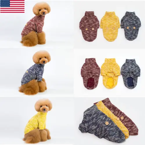 Лидер продаж милый вязаный джемпер для собак и щенков мягкий зимний свитер