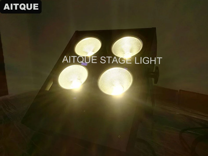 (2 комплекта/корпус) Освещение театров 4x100 Вт blinder led dmx Белый cob АУДИТОРИЯ