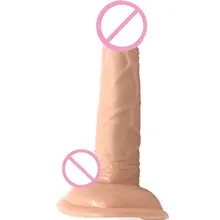 CPWD Length 6 3 Inches Realistic Dildos with Sucker Dick Soft Male Artificial Penis Sex Toys