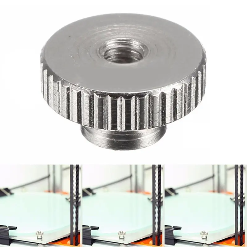 

Mayitr 8pcs Leveling Thumb Carbon Steel M3 Screw Nut 11mm Suitable For 3D Printer Spring-Loaded Heated Bed