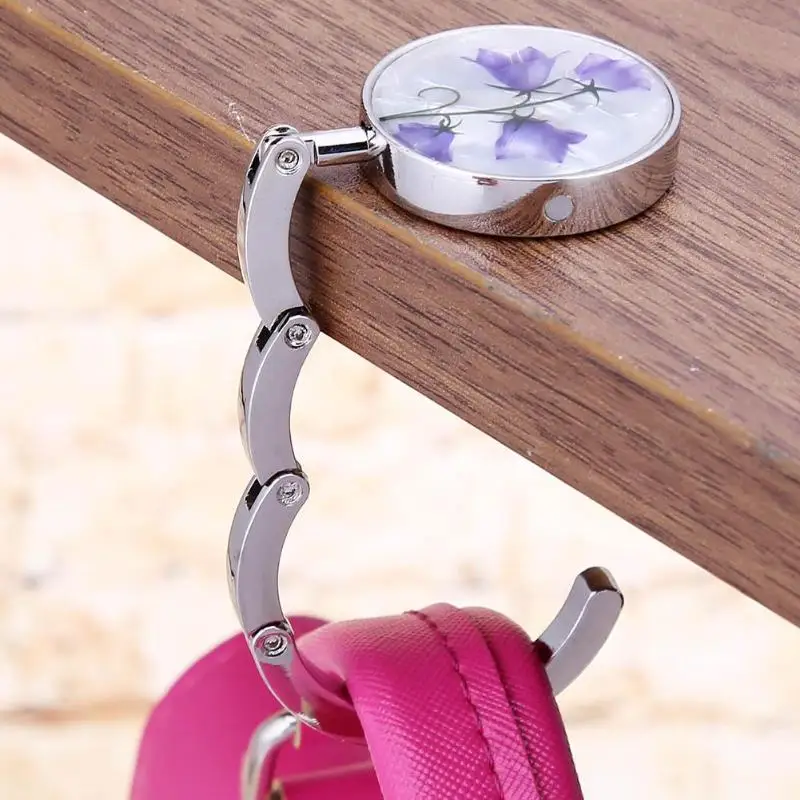 

Flower Tree Handbag Hook Portable Folding Handbag Hanger Bag Desk Hanger Multiple Bag Desk Hanger Foldable Purse Bag Hook Holder