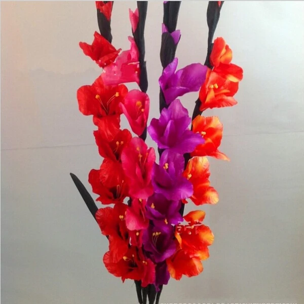 New Arrival 40 Inch Long Branches Artificial Silk Fabric Flower Fresh